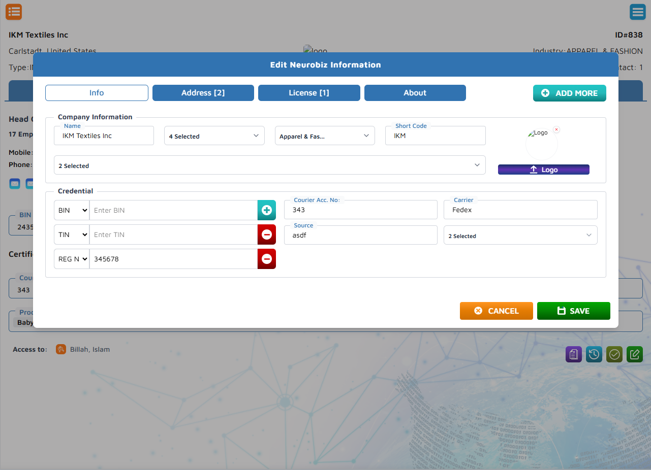 Connected ERP Ecosystem